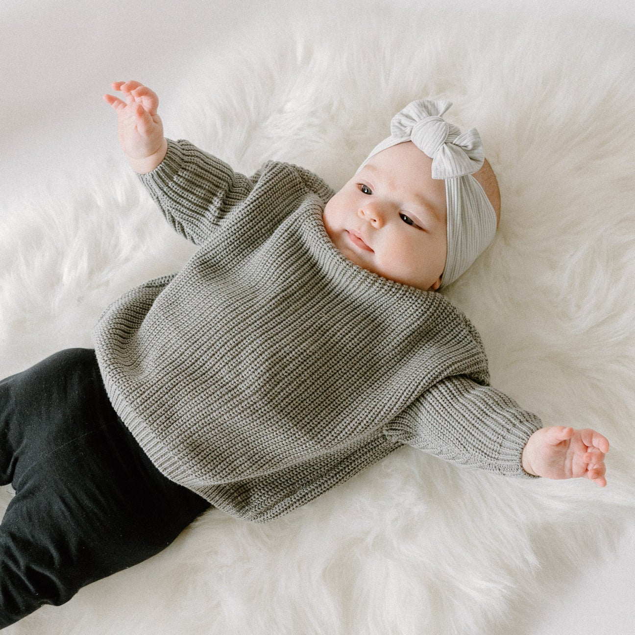 Newborn hot sale knit sweater